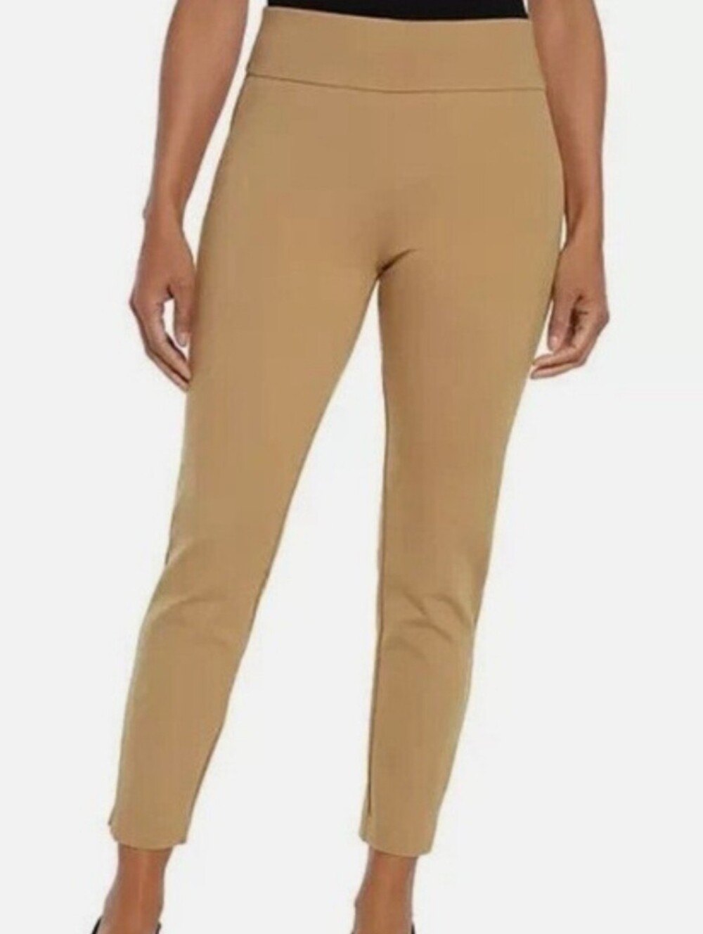 NEW $80 EXPRESS POINT Pants Slim Ankle Pecan Tan Lady's XXLarge PLUS Stretch